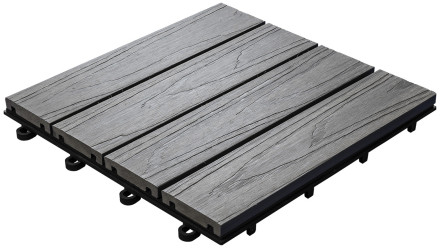 planeo click tile WPC 3D - anthracite