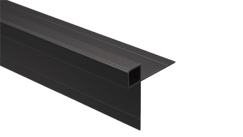 Trespa Proface Outside Corner Profile - Metropolis Black 3000 mm