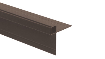 Trespa Proface Outside Corner Profile - Slate Ebony 3000 mm