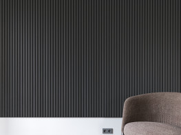 planeo acoustic panels ISO - black oak - 240 x 60 cm