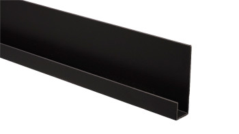 Trespa Proface End Profile - Metropolis Black 3000 mm