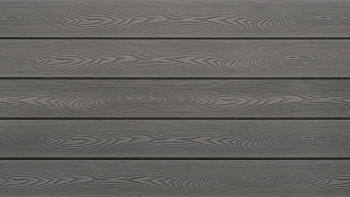 planeo WPC decking board solid light grey - textured/grooved