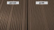 Complete set TitanWood 4m XL plank dark brown 68m² incl. Alu-UK