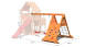 planeo play tower Addition - double swing set with climbing wall