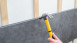 Plastic wall cladding - planeo StrongWall - Grey Cement